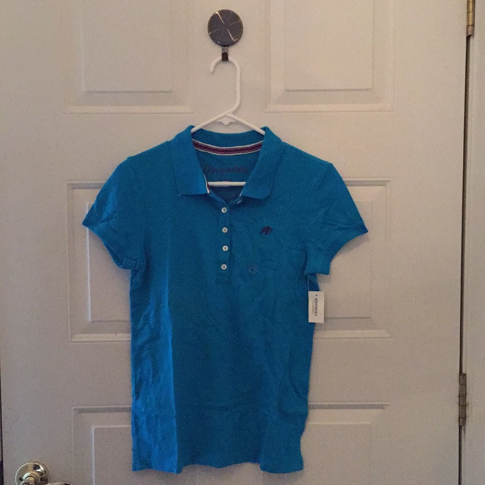 NWT blue Aeropostale collared shirt